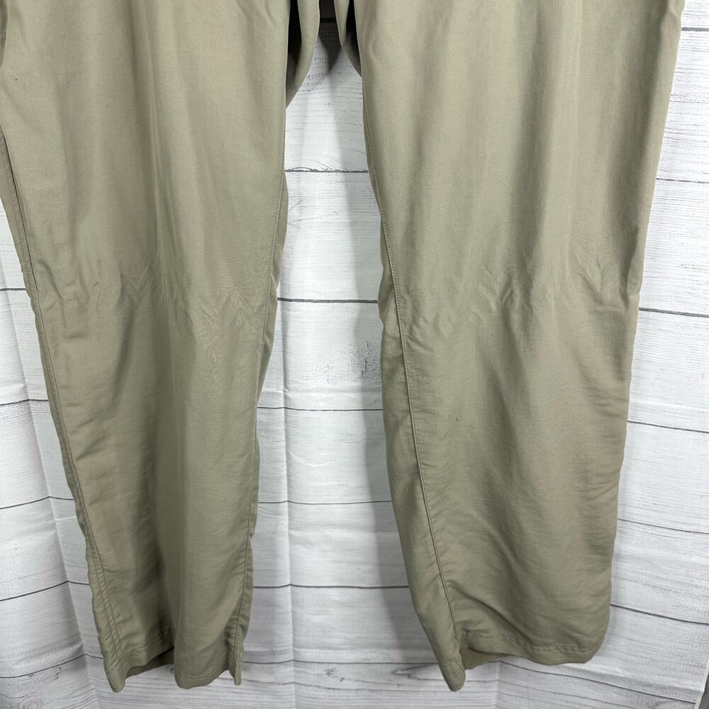 REI Mens size 40x32 Tan Beige Khaki Nylon Outdoor Hiking Gorpcore Pants - Picture 4 of 10